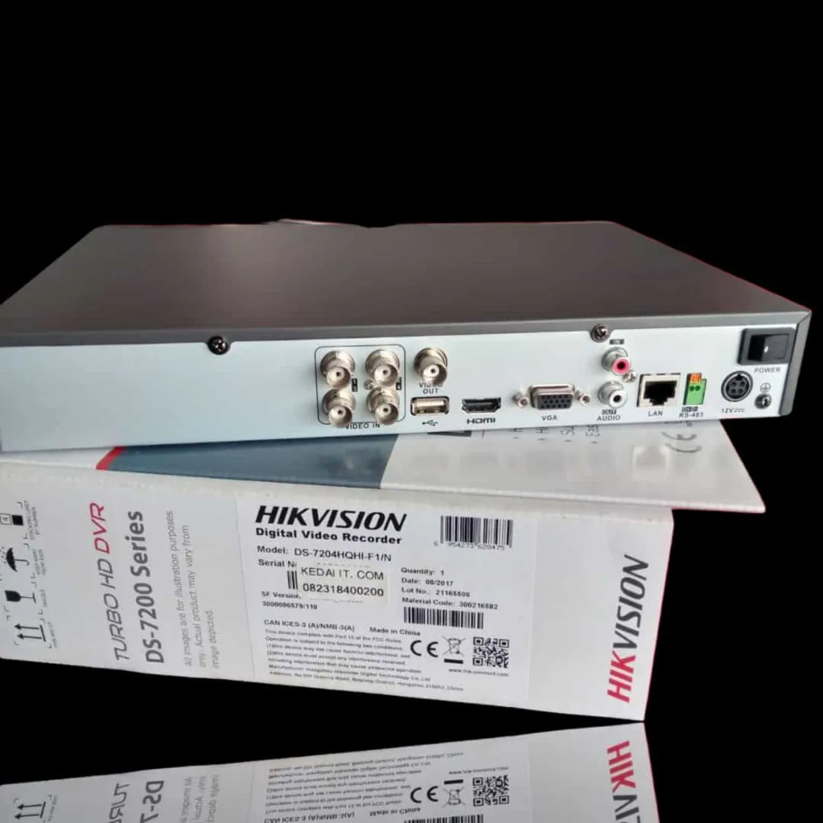 5MP AI 4 CHANNEL 2WAY-AUDIO HIKVISION DVR